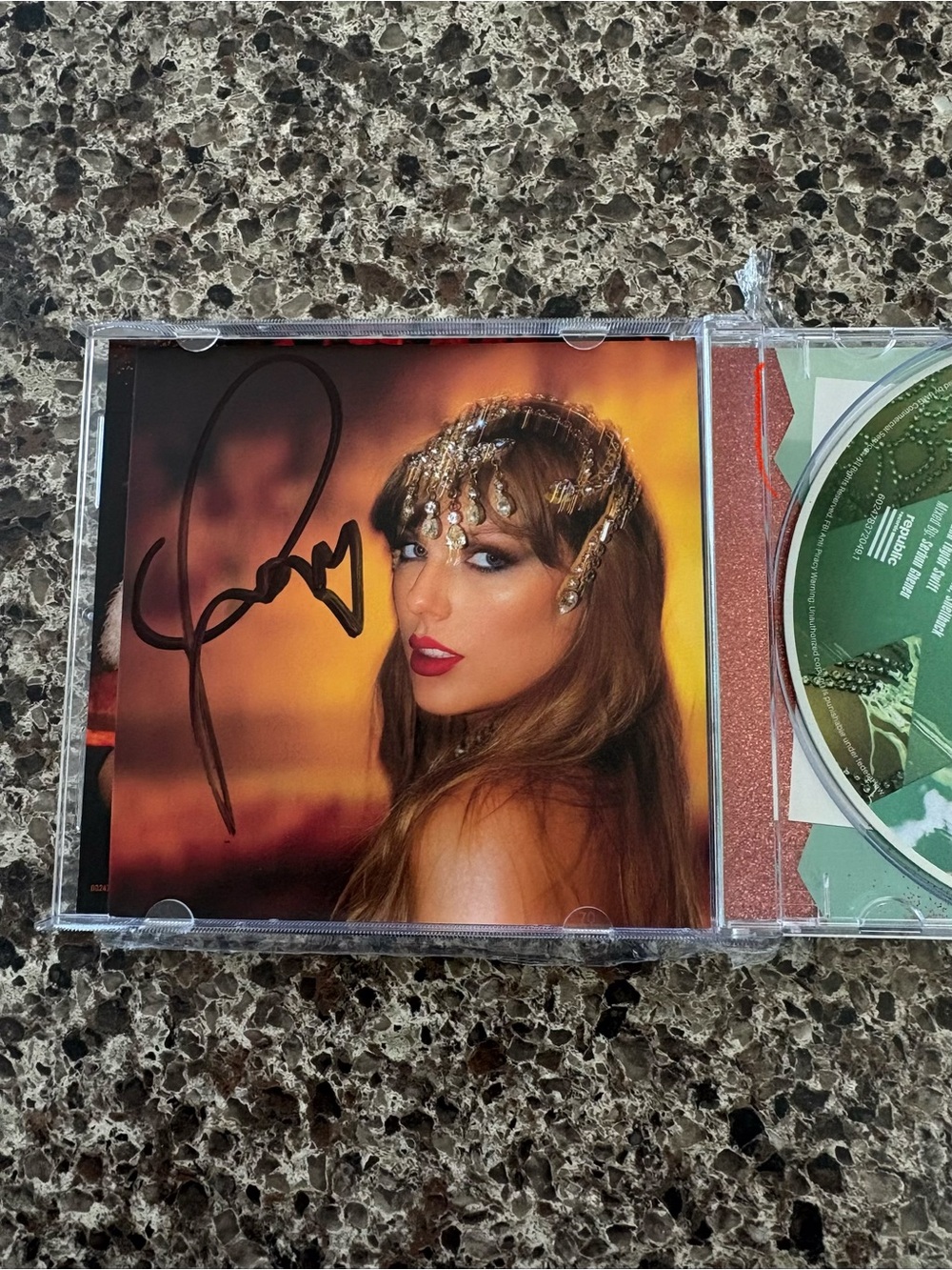 SIGNED Taylor Swift life of a showgirl